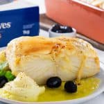 Lombo de Bacalhau com Cebolas Caramelizadas