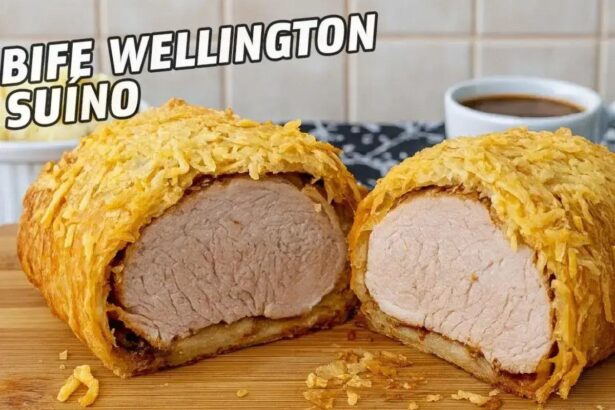 Aprenda a fazer um delicioso bife Wellington suíno em casa