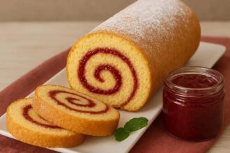 Aprenda a fazer um delicioso rocambole de geleia em 20 minutos