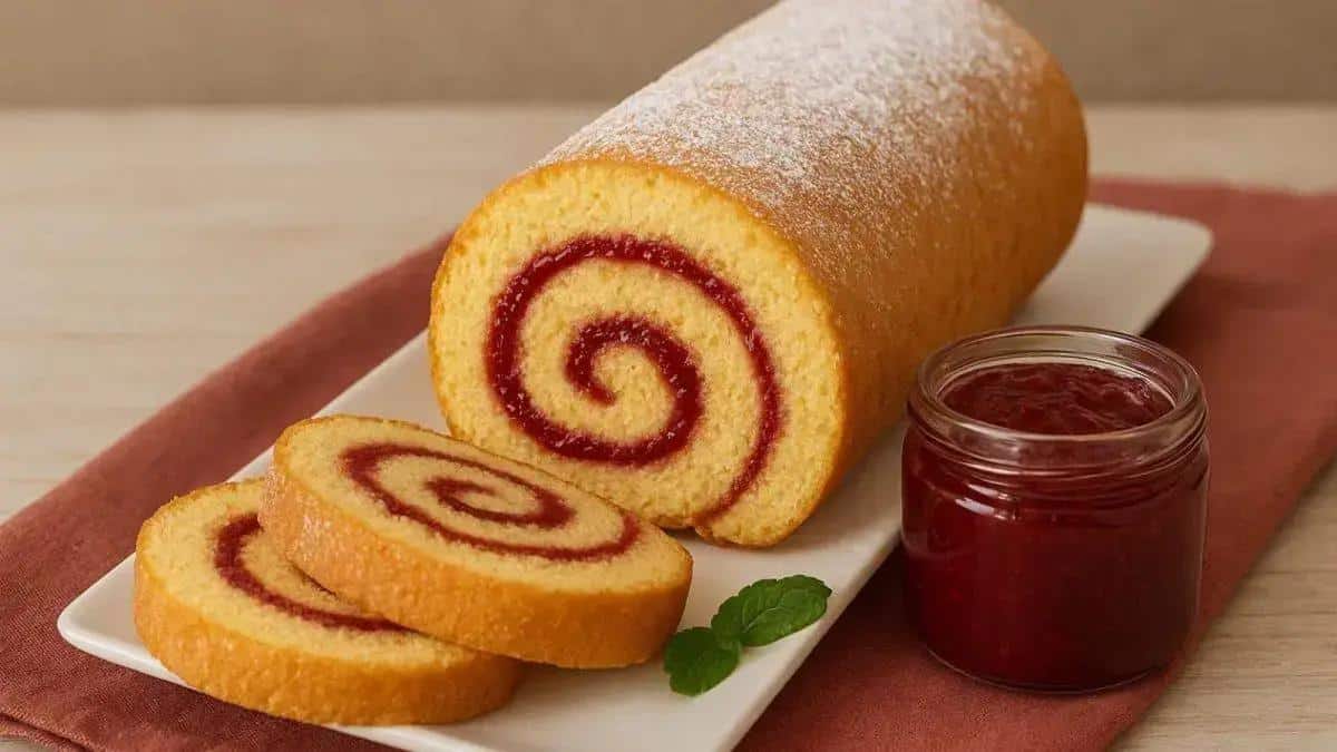 Aprenda a fazer um delicioso rocambole de geleia em 20 minutos