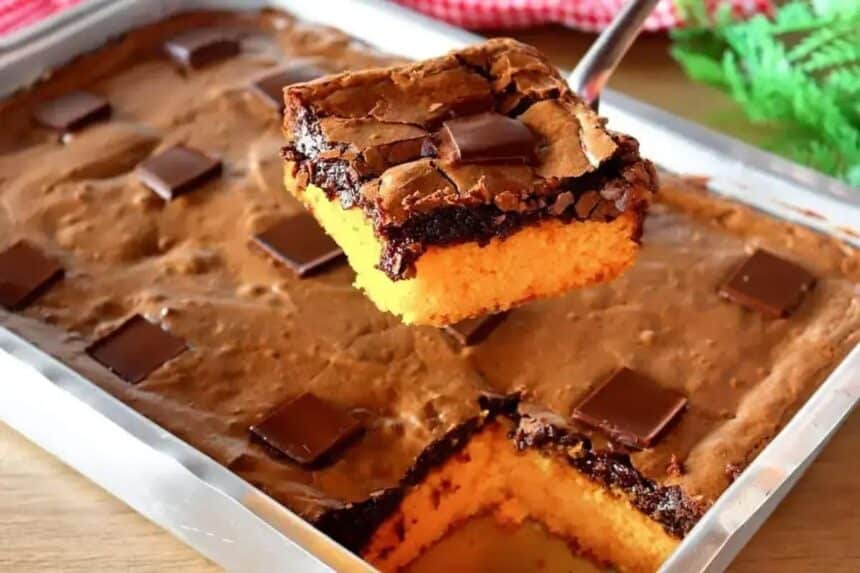 Delicie-se com o Bolo Fofinho de Cenoura e Brownie Incrível